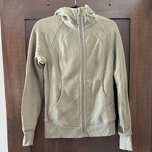 Lululemon Olive Green Scuba Hoodie
